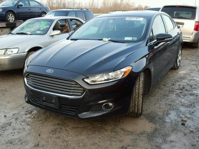 3FA6P0H74DR316682 - 2013 FORD FUSION SE BLACK photo 2