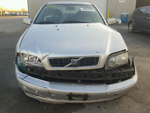 YV1VS27543F976629 - 2003 VOLVO S40 1.9T SILVER photo 9