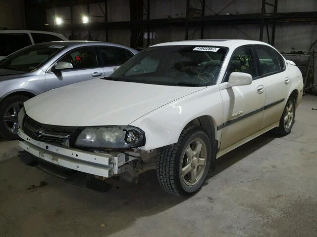 2G1WH55K039455041 - 2003 CHEVROLET IMPALA LS WHITE photo 2