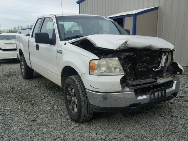 1FTRX14W05NB16901 - 2005 FORD F150 WHITE photo 1