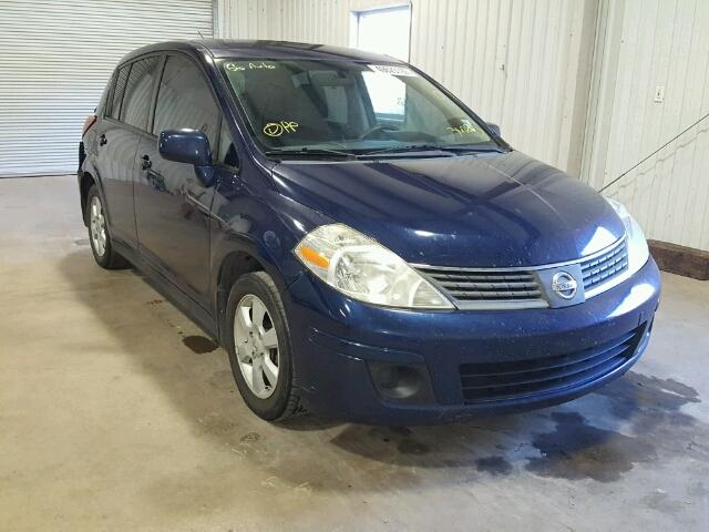 3N1BC13E28L362863 - 2008 NISSAN VERSA S BLUE photo 1