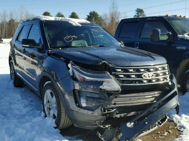 1FM5K8DH2HGA19209 - 2017 FORD EXPLORER X SILVER photo 1