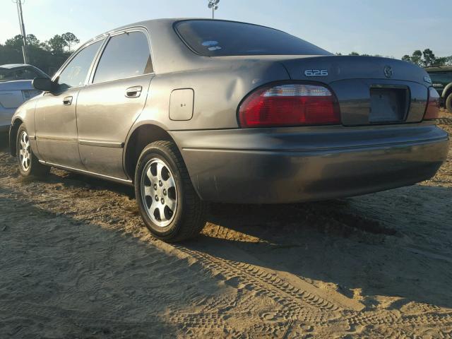 1YVGF22C125293147 - 2002 MAZDA 626 LX GRAY photo 3