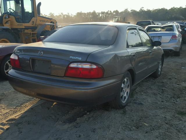 1YVGF22C125293147 - 2002 MAZDA 626 LX GRAY photo 4