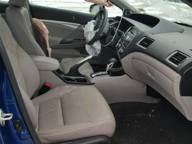 19XFB2F92DE064043 - 2013 HONDA CIVIC EXL Көк фото 5