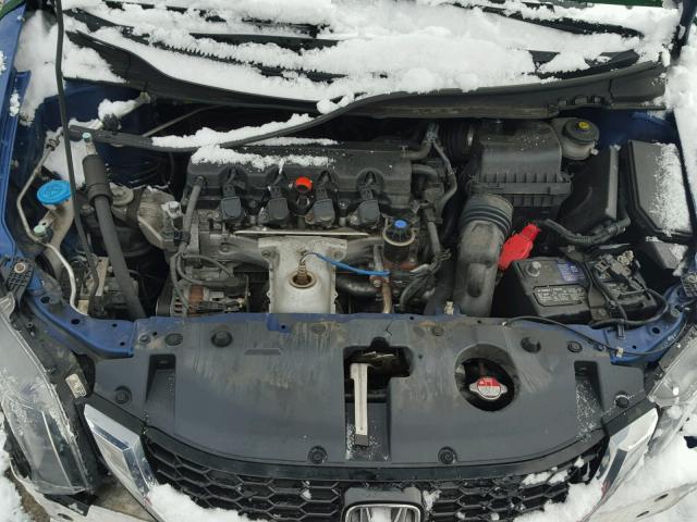 19XFB2F92DE064043 - 2013 HONDA CIVIC EXL Көк фото 7