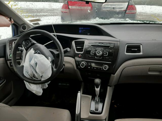 19XFB2F92DE064043 - 2013 HONDA CIVIC EXL Көк фото 9