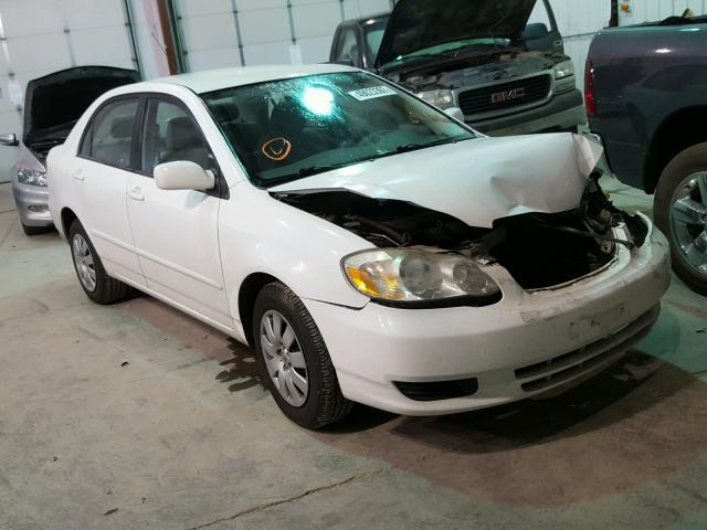 1NXBR32E44Z323860 - 2004 TOYOTA COROLLA CE WHITE photo 1