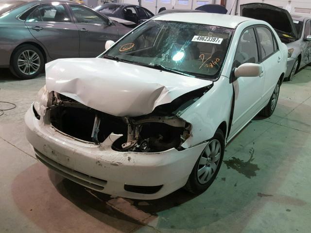 1NXBR32E44Z323860 - 2004 TOYOTA COROLLA CE WHITE photo 2