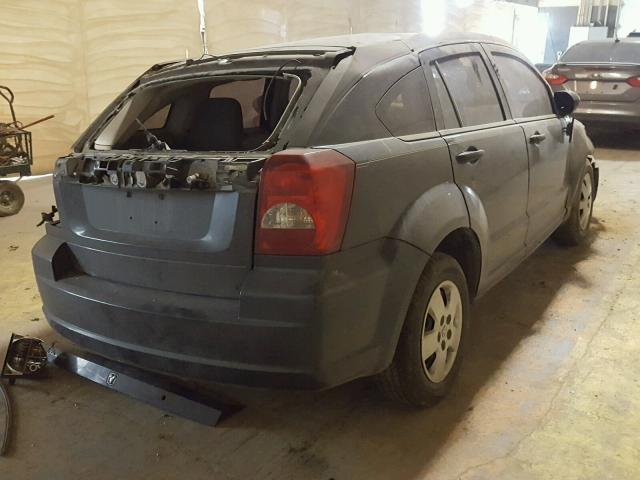 1B3HB28B47D364408 - 2007 DODGE CALIBER BLUE photo 4