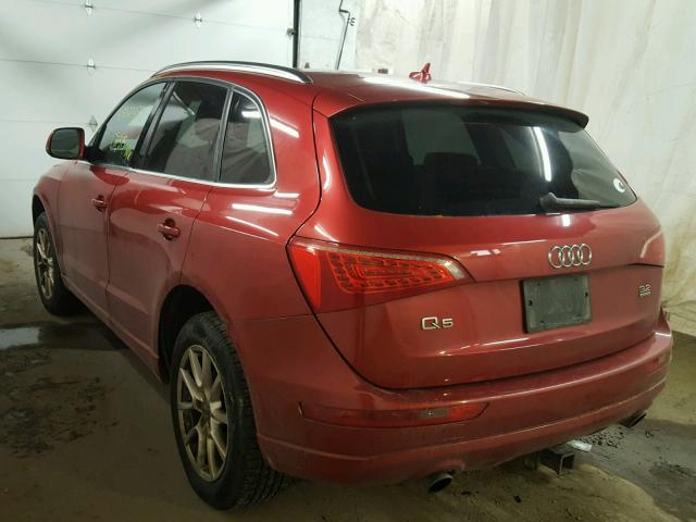 WA1LKAFP7AA055908 - 2010 AUDI Q5 PREMIUM RED photo 3