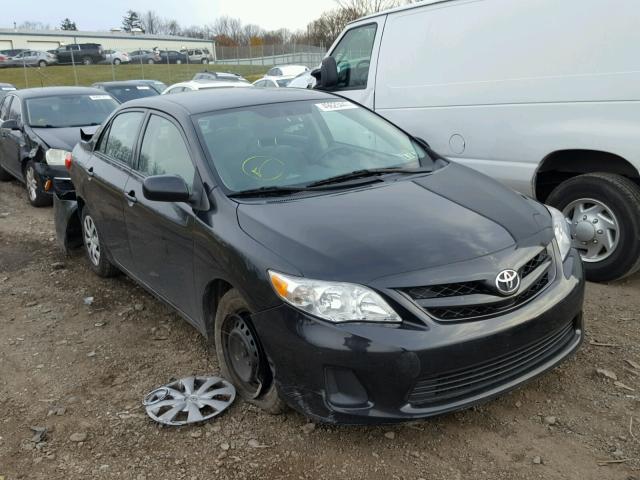 2T1BU4EE1CC837567 - 2012 TOYOTA COROLLA BA BLACK photo 1