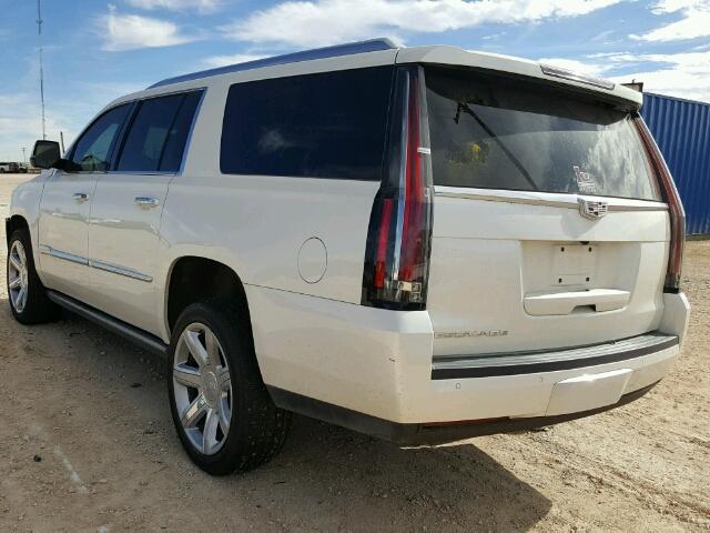 1GYS4TKJ4FR644149 - 2015 CADILLAC ESCALADE E WHITE photo 3