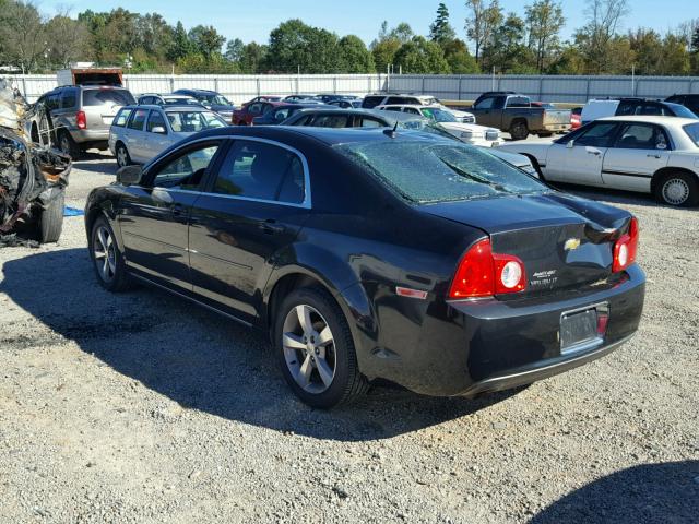 1G1ZC5E18BF352779 - 2011 CHEVROLET MALIBU 1LT BLACK photo 3