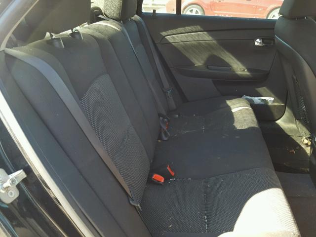 1G1ZC5E18BF352779 - 2011 CHEVROLET MALIBU 1LT BLACK photo 6