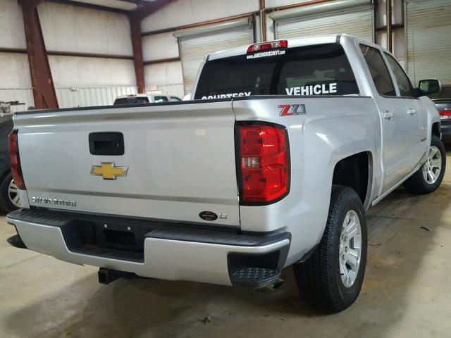 3GCUKREC8JG122766 - 2018 CHEVROLET SILVERADO SILVER photo 4