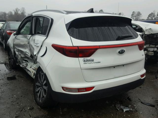 KNDPN3AC9H7215342 - 2017 KIA SPORTAGE E WHITE photo 3