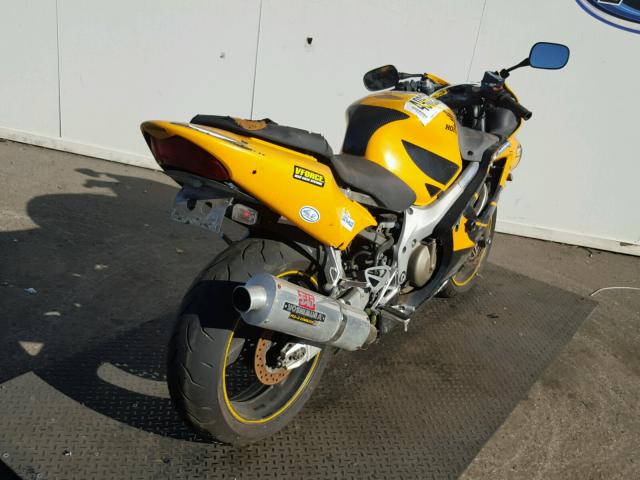 JH2PC351XYM100420 - 2000 HONDA CBR600 F4 YELLOW photo 4