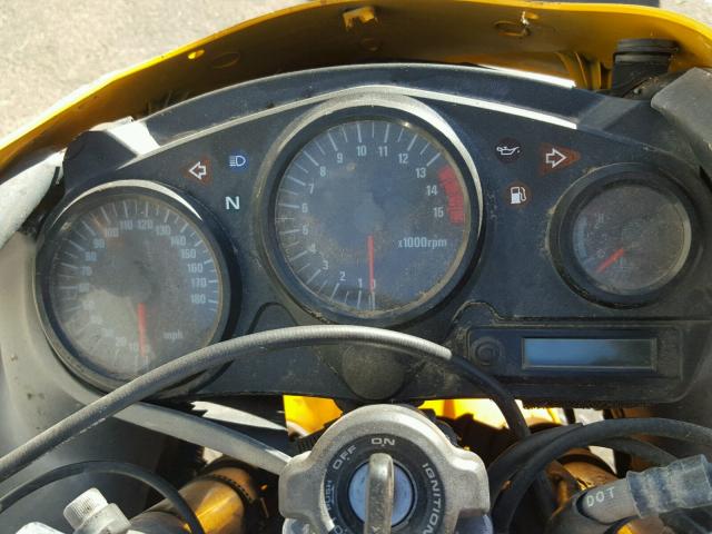 JH2PC351XYM100420 - 2000 HONDA CBR600 F4 YELLOW photo 8