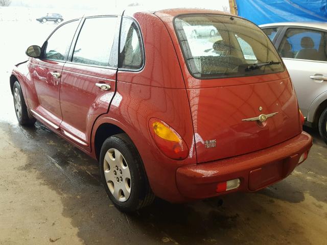 3C4FY58B85T592070 - 2005 CHRYSLER PT CRUISER RED photo 3