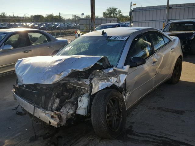 1G2ZG57B994188440 - 2009 PONTIAC G6 SILVER photo 2