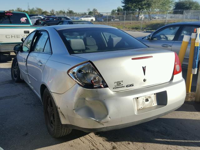 1G2ZG57B994188440 - 2009 PONTIAC G6 SILVER photo 3