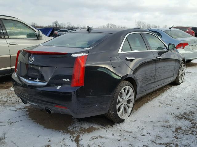 1G6AM5S35E0122327 - 2014 CADILLAC ATS PREMIU BLACK photo 4