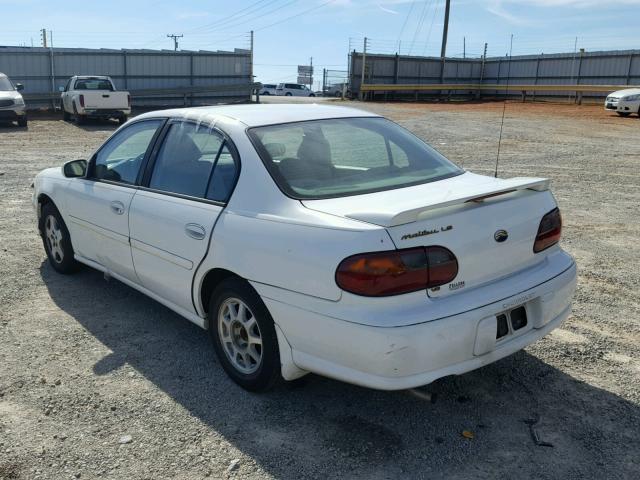 1G1NE52J52M721297 - 2002 CHEVROLET MALIBU LS 白色 照片 3
