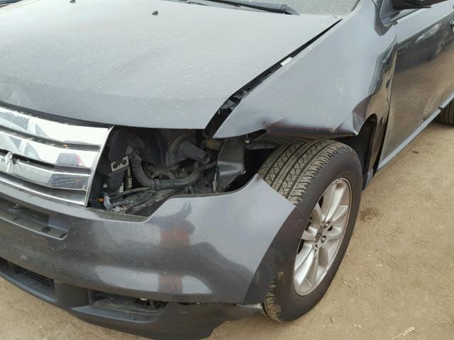 2FMDK38C07BB00292 - 2007 FORD EDGE SEL GRAY photo 9