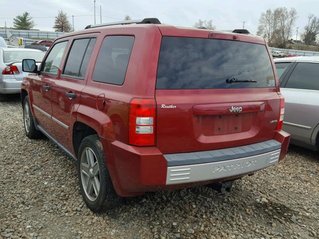 1J8FT48W28D664251 - 2008 JEEP PATRIOT LI RED photo 3