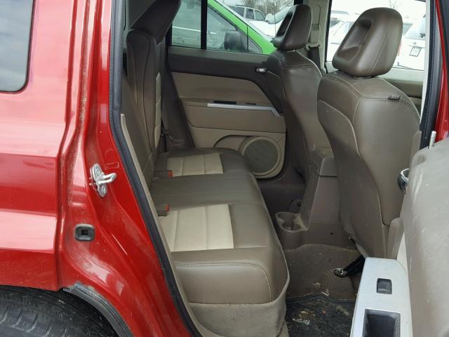 1J8FT48W28D664251 - 2008 JEEP PATRIOT LI RED photo 6