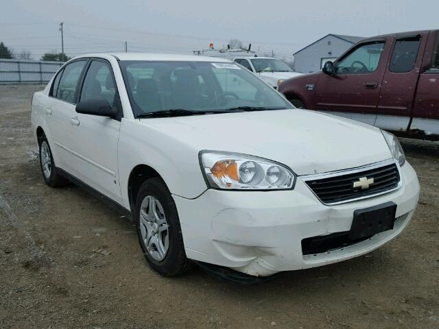 1G1ZS58F97F281822 - 2007 CHEVROLET MALIBU LS თეთრი ფოტო 1