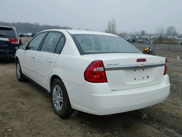 1G1ZS58F97F281822 - 2007 CHEVROLET MALIBU LS WHITE photo 3