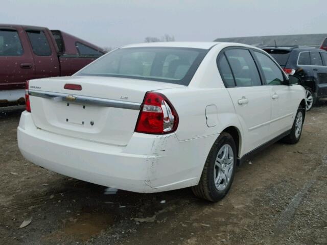 1G1ZS58F97F281822 - 2007 CHEVROLET MALIBU LS თეთრი ფოტო 4