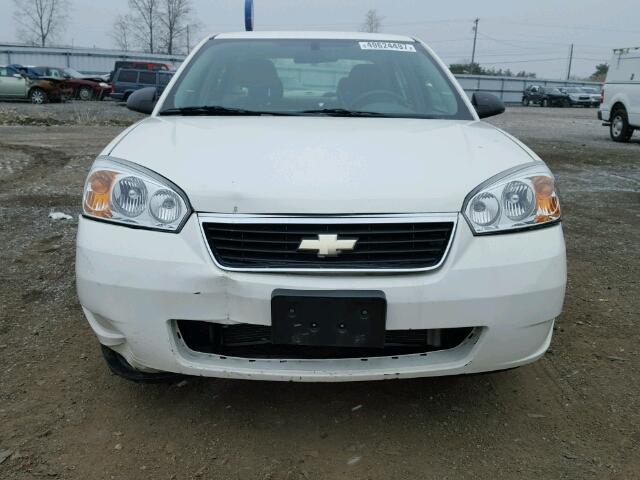 1G1ZS58F97F281822 - 2007 CHEVROLET MALIBU LS WHITE photo 9