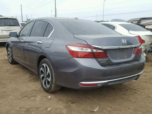 1HGCR2F00GA024729 - 2016 HONDA ACCORD EX GRAY photo 3