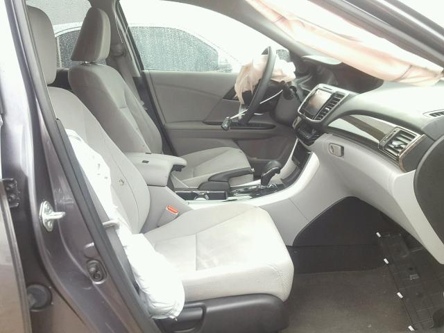 1HGCR2F00GA024729 - 2016 HONDA ACCORD EX GRAY photo 5