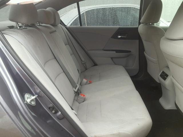 1HGCR2F00GA024729 - 2016 HONDA ACCORD EX GRAY photo 6