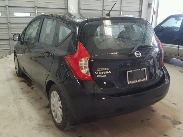 3N1CE2CP4EL391508 - 2014 NISSAN VERSA NOTE BLACK photo 3