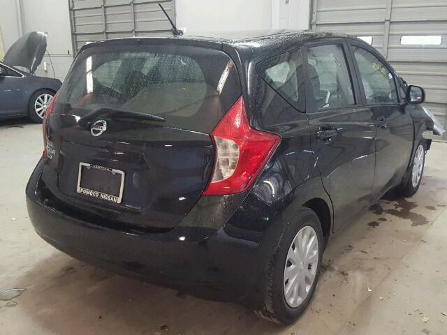 3N1CE2CP4EL391508 - 2014 NISSAN VERSA NOTE BLACK photo 4