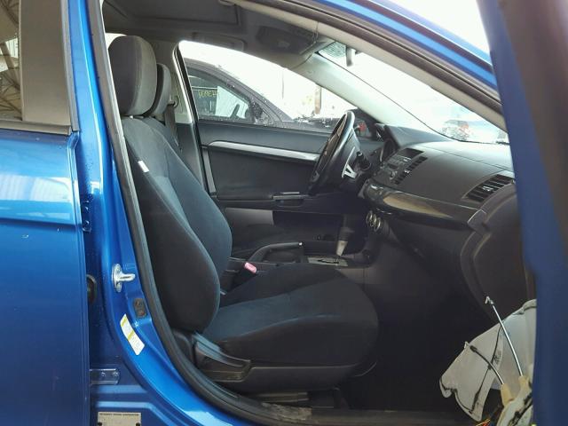 JA3AU86W49U019027 - 2009 MITSUBISHI LANCER GTS BLUE photo 5