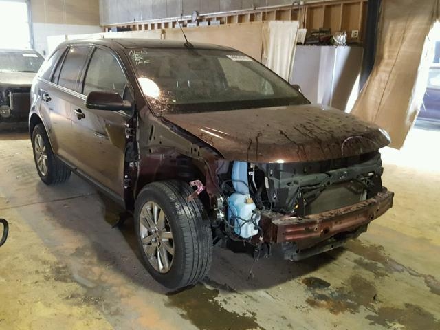 2FMDK3KC3CBA89551 - 2012 FORD EDGE LIMIT MAROON photo 1