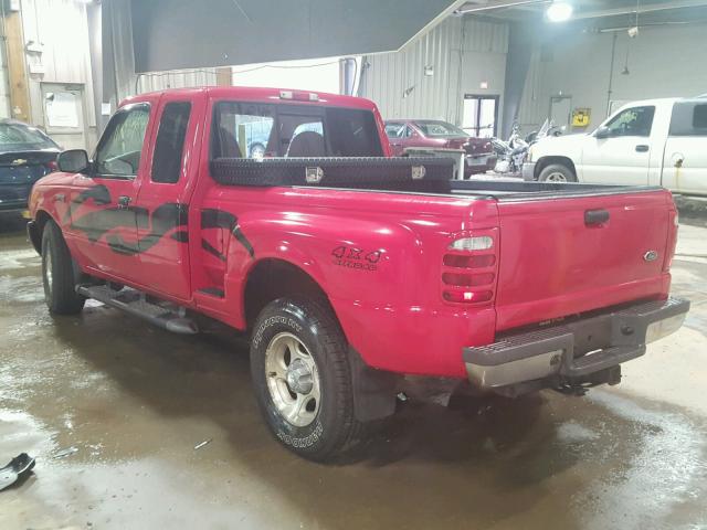 1FTZR15E41TA66364 - 2001 FORD RANGER SUP RED photo 3