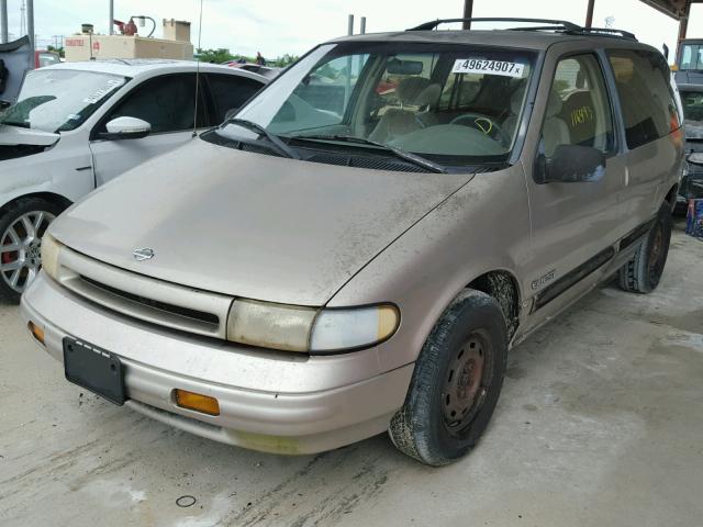 4N2DN11WXSD865658 - 1995 NISSAN QUEST XE GOLD photo 2