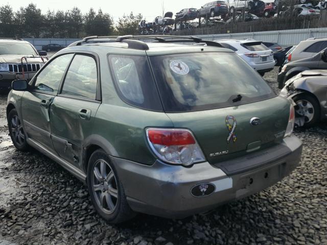 JF1GG63687H810247 - 2007 SUBARU IMPREZA OU GREEN photo 3