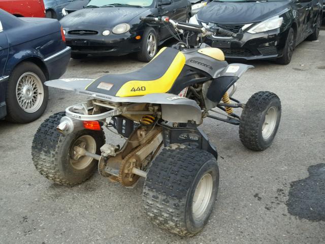 5B6AB31391B000087 - 2002 ATV FOUR WHEEL GRAY photo 4