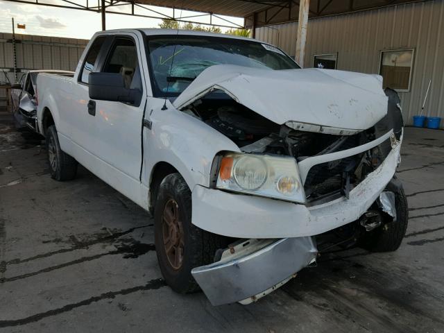 1FTPX12555FB44236 - 2005 FORD F150 WHITE photo 1