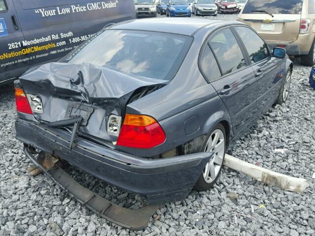 WBAAV33461FU75962 - 2001 BMW 325 I GRAY photo 4