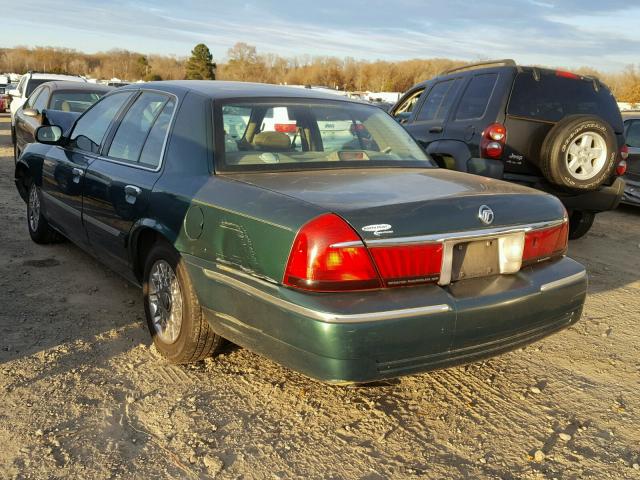 2MEFM74W8YX619432 - 2000 MERCURY GRAND MARQ GREEN photo 3