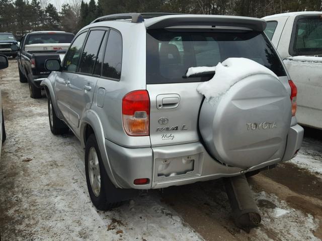 JTEHH20V826031690 - 2002 TOYOTA RAV4 SILVER photo 3